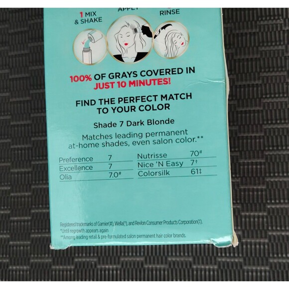 LOreal Paris Magic Root Permanent 7 Dark Blonde Hair Color Gray Coverage 1 Apply - Picture 7 of 11